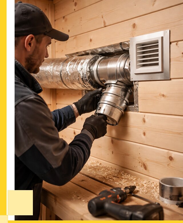 Монтаж вентиляции бани в Клине от 12294 р. | ЭриданКли