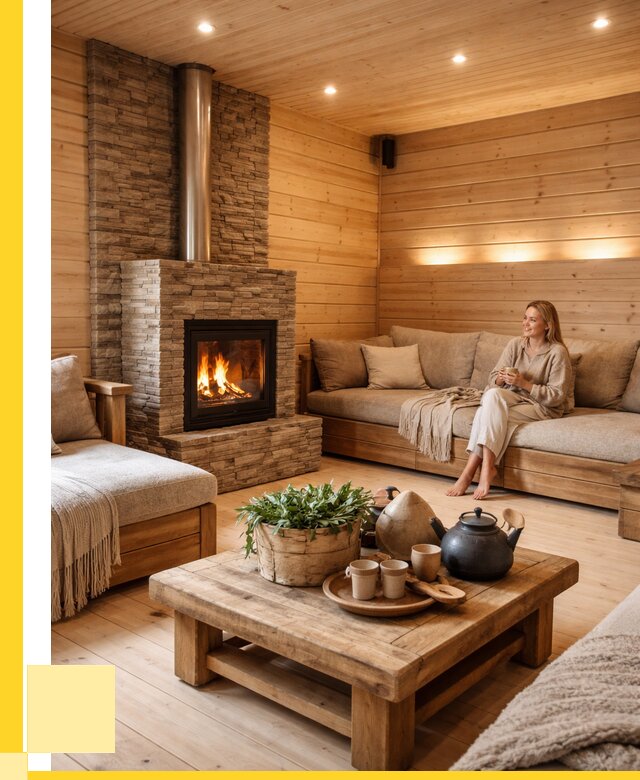 Проект бани с комнатой отдыха в Клине от 35858 р. | ЭриданКли