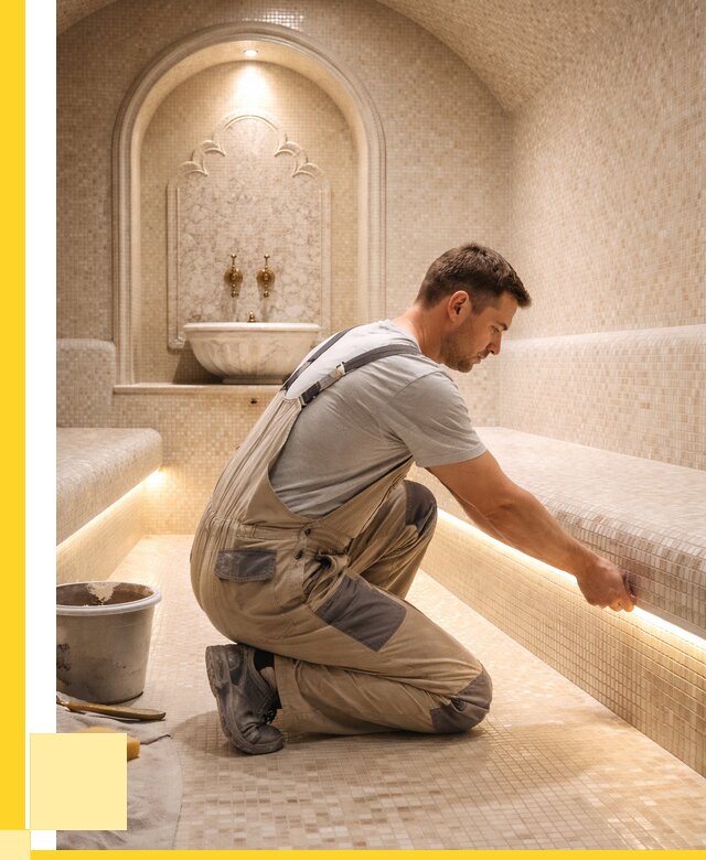 Отделка хамамов под ключ в Клине от 5635 р. | ЭриданКли