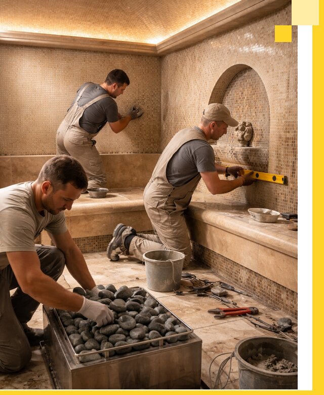 Проектирование и строительство хамама и сауны в Клине