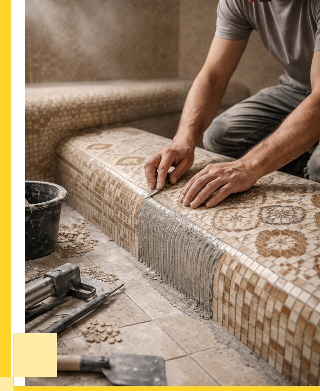 Плитка для хамама под ключ в Клине от 3586 р. | ЭриданКли