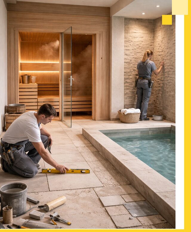 Комплексный дизайн и отделка интерьеров SPA под ключ в Клине